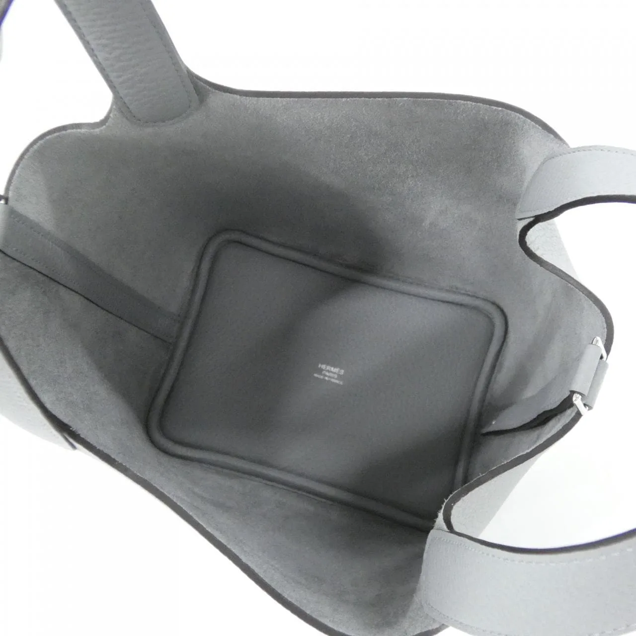 HERMES Picotin 056289CK Handbag Clemence Clemence Leather Unused - Thumbnail 5