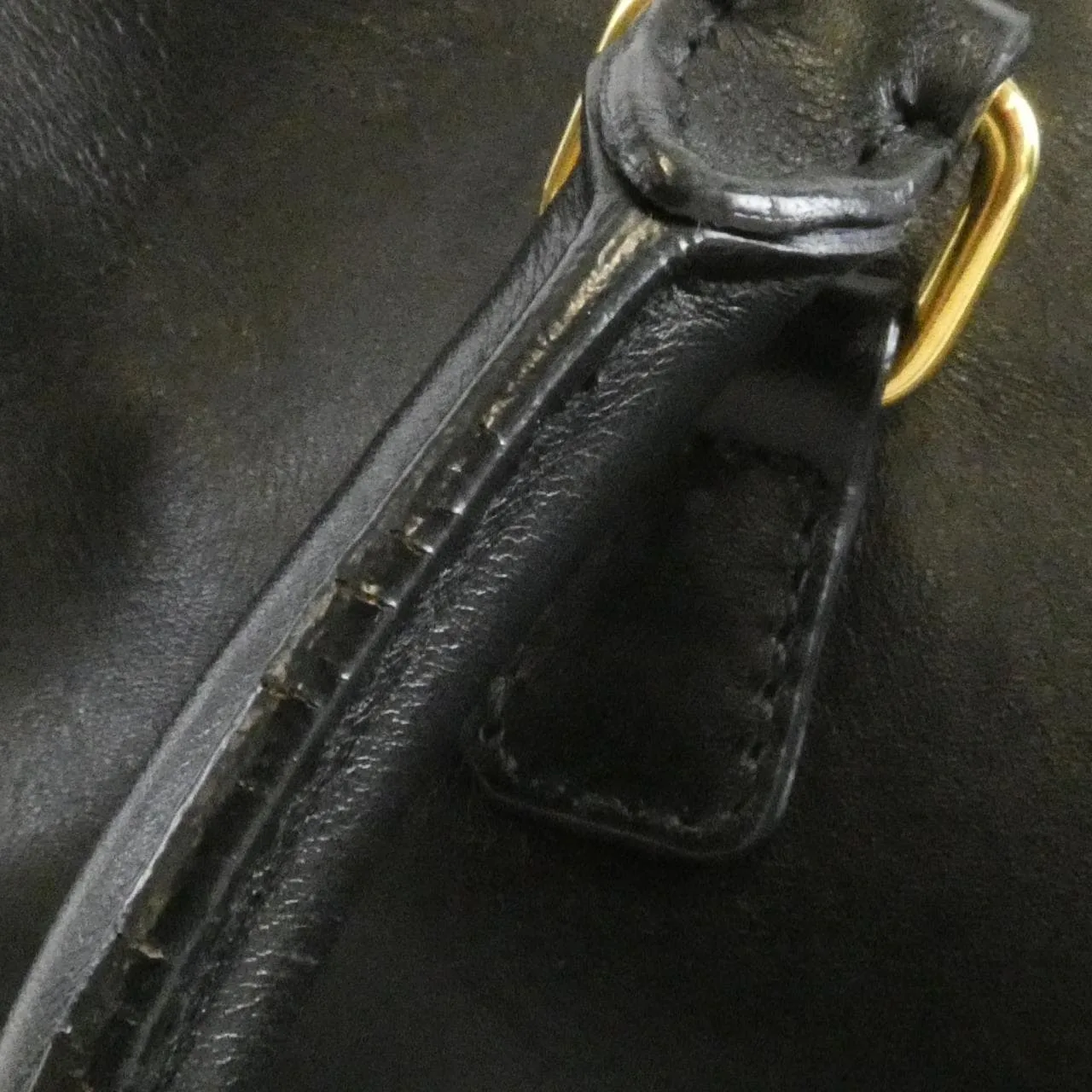 SAINT LAURENT 330958 BOF0J Boston 黑色 中古品A - 縮圖 7