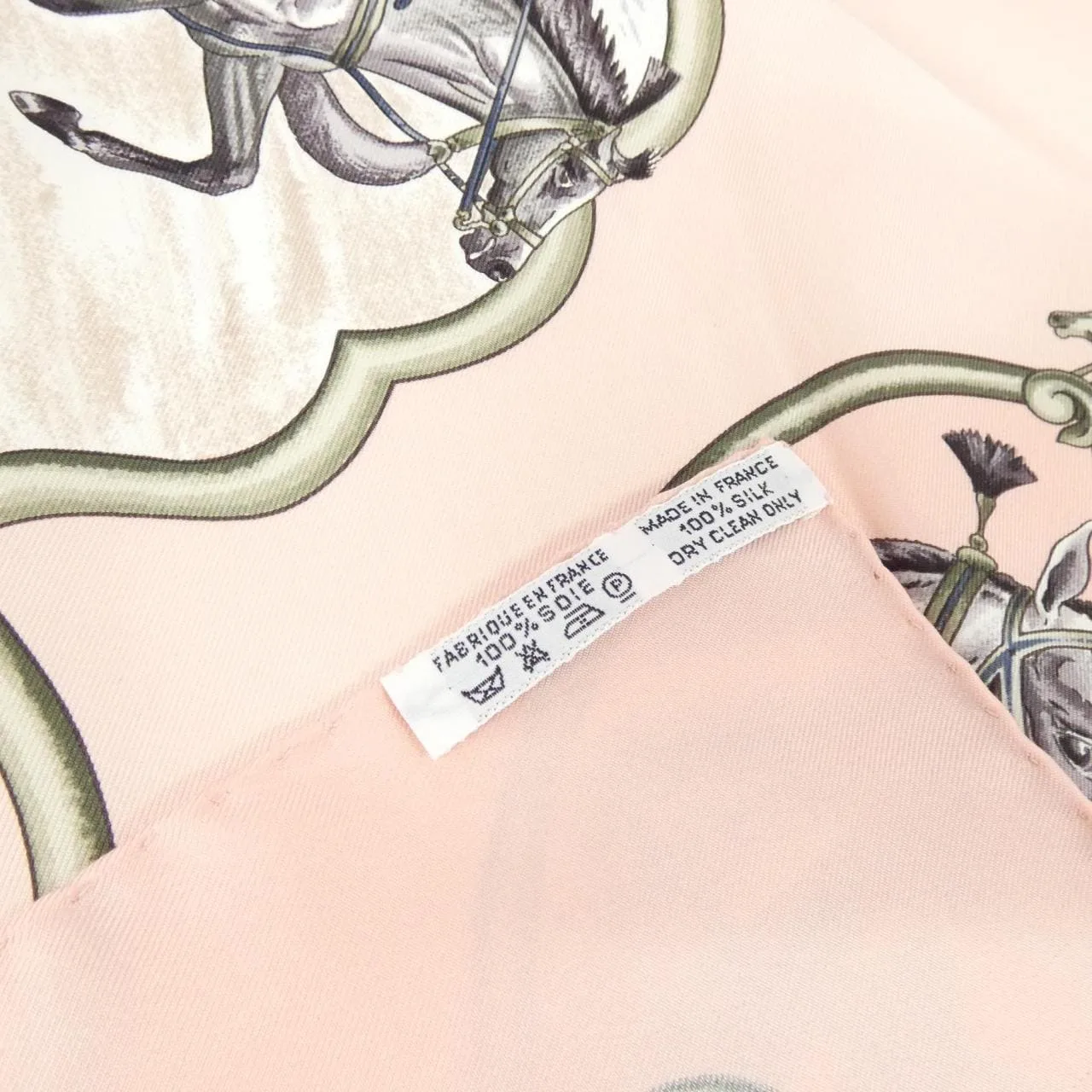 HERMES Scarf Black Rank A - Thumbnail 5