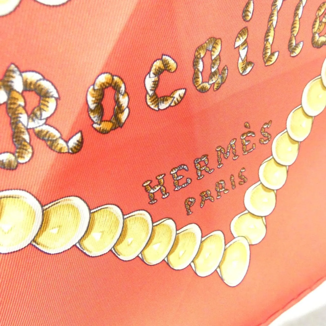 HERMES Scarf Rouge Rank A - Thumbnail 2