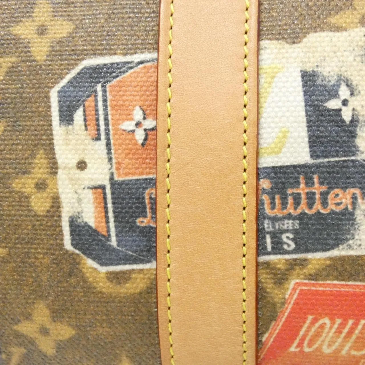 LOUIS VUITTON Keepall M24960 Boston Monogram Black Monogram - Thumbnail 6