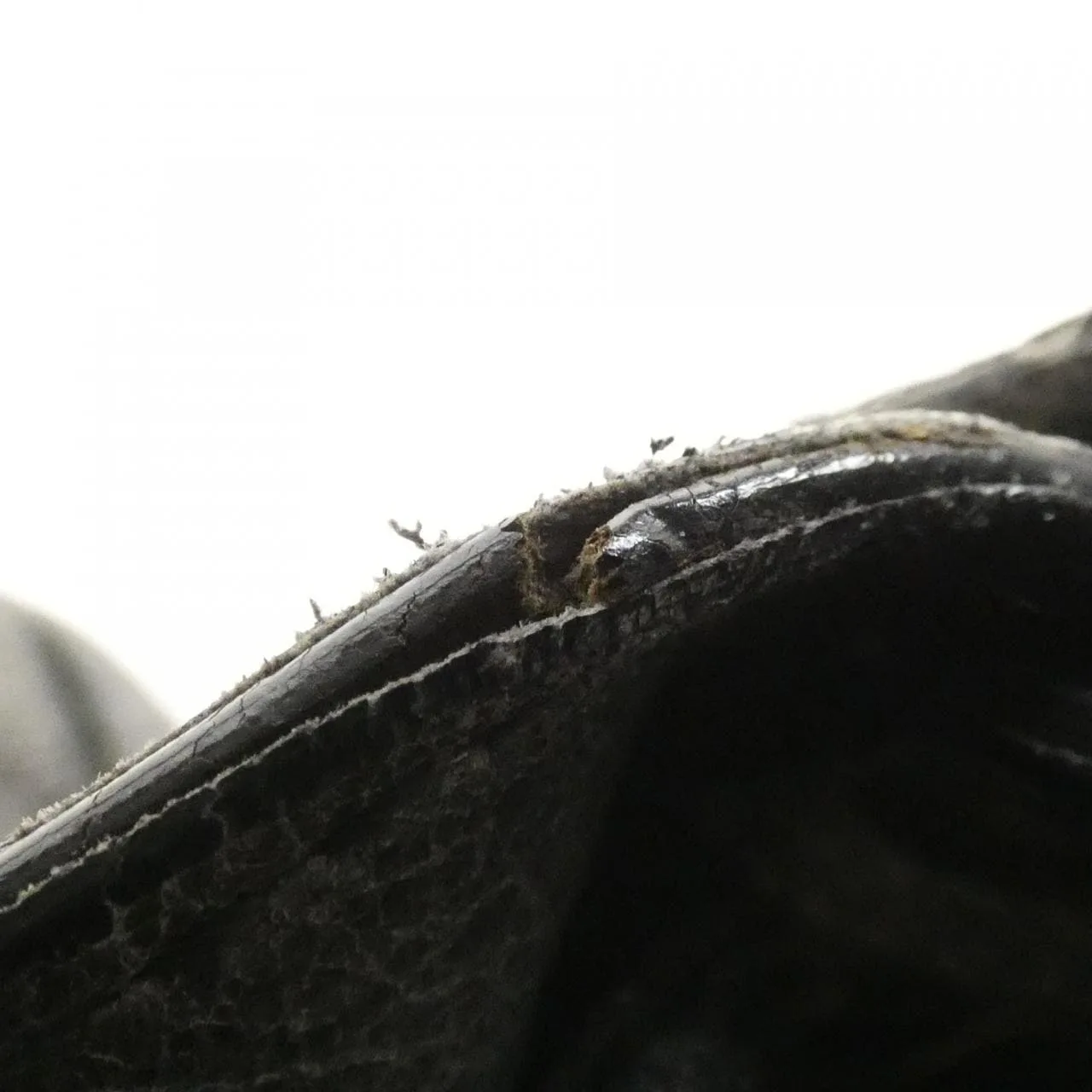 BALENCIAGA 103208 D94JT Handbag Lambskin 黑色 羊皮 中古品B - 縮圖 6