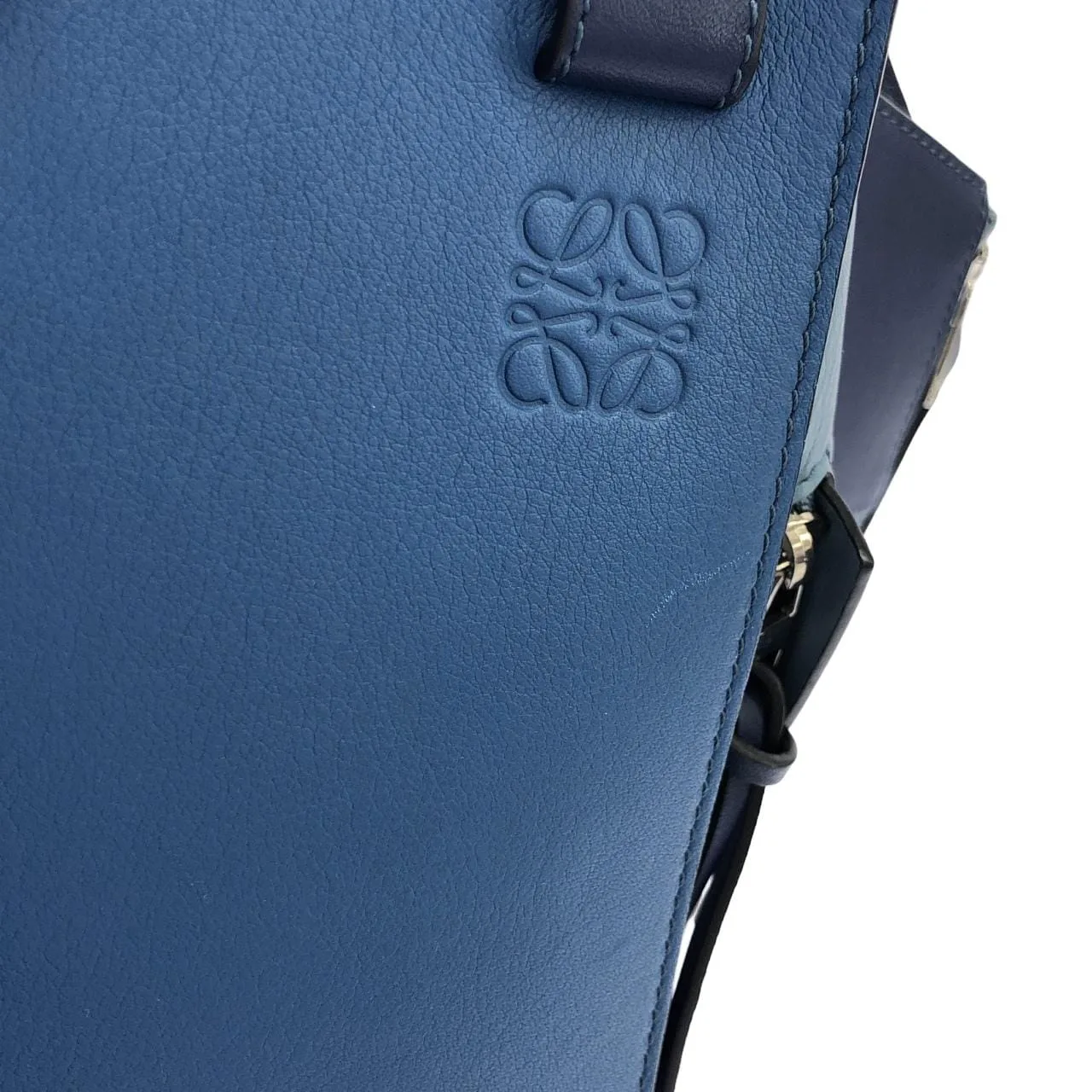 LOEWE Hammock 387 30VT38 Shoulder Silver Rank A - Thumbnail 5