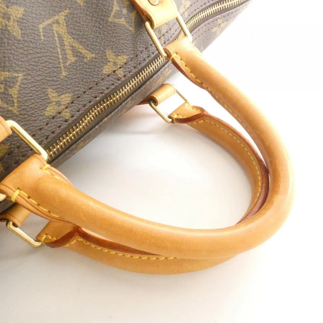 LOUIS VUITTON Speedy M41522 Boston Monogram 黑色 Monogram 中古品B - 縮圖 6