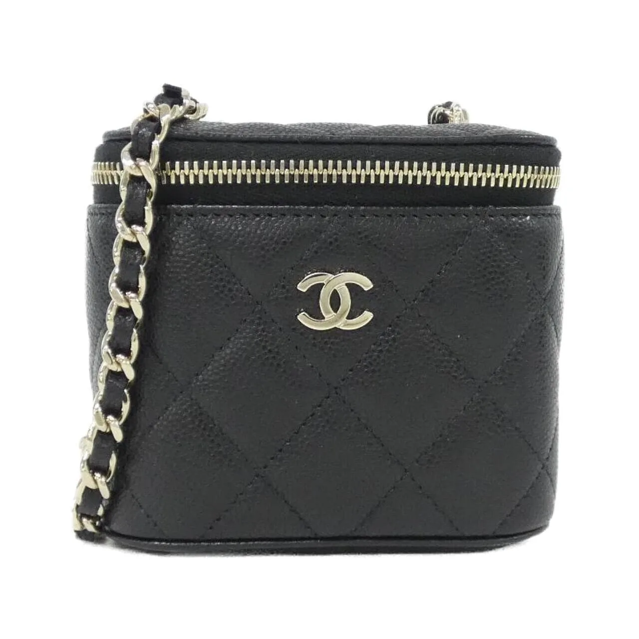 CHANEL Timeless Classic AP1340 Shoulder Grained Calfskin Black