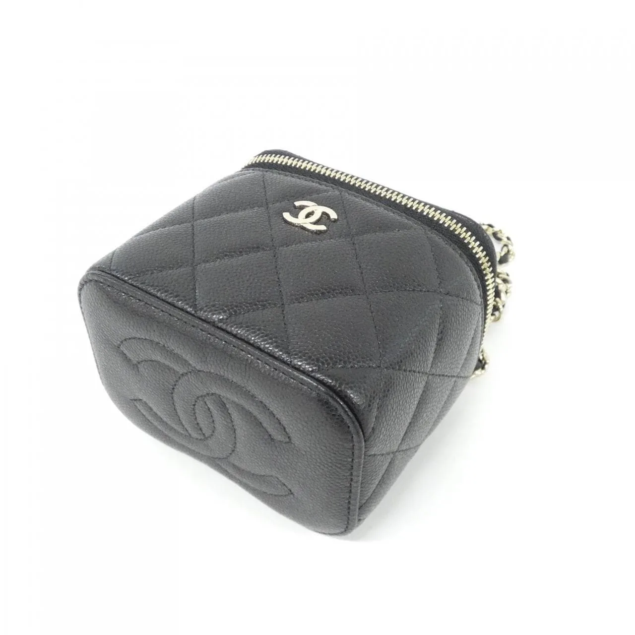CHANEL Timeless Classic AP1340 Shoulder Grained Calfskin Black Grained Calfskin - Thumbnail 3
