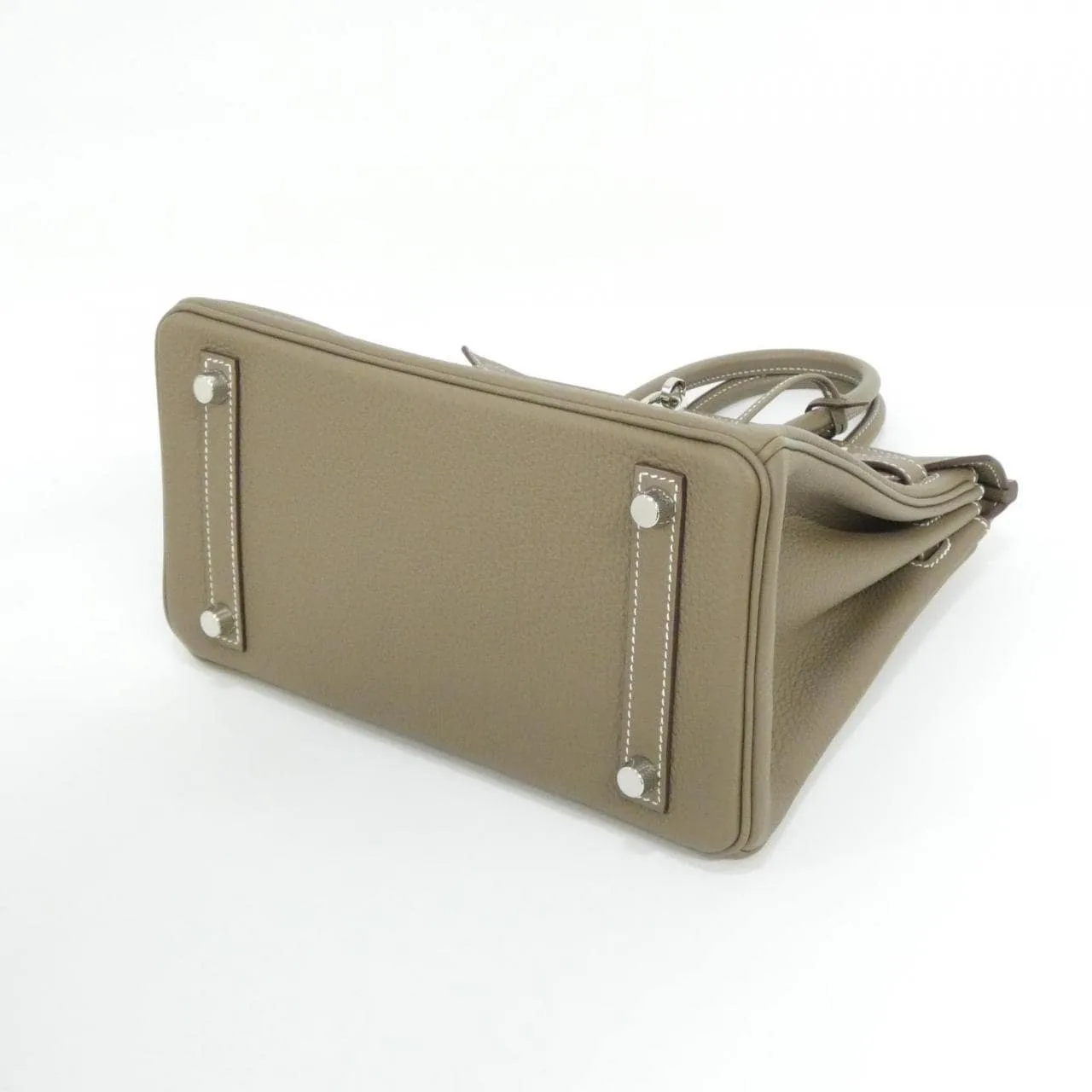 HERMES 041344CK Handbag Togo Etoupe Togo Leather - Thumbnail 3