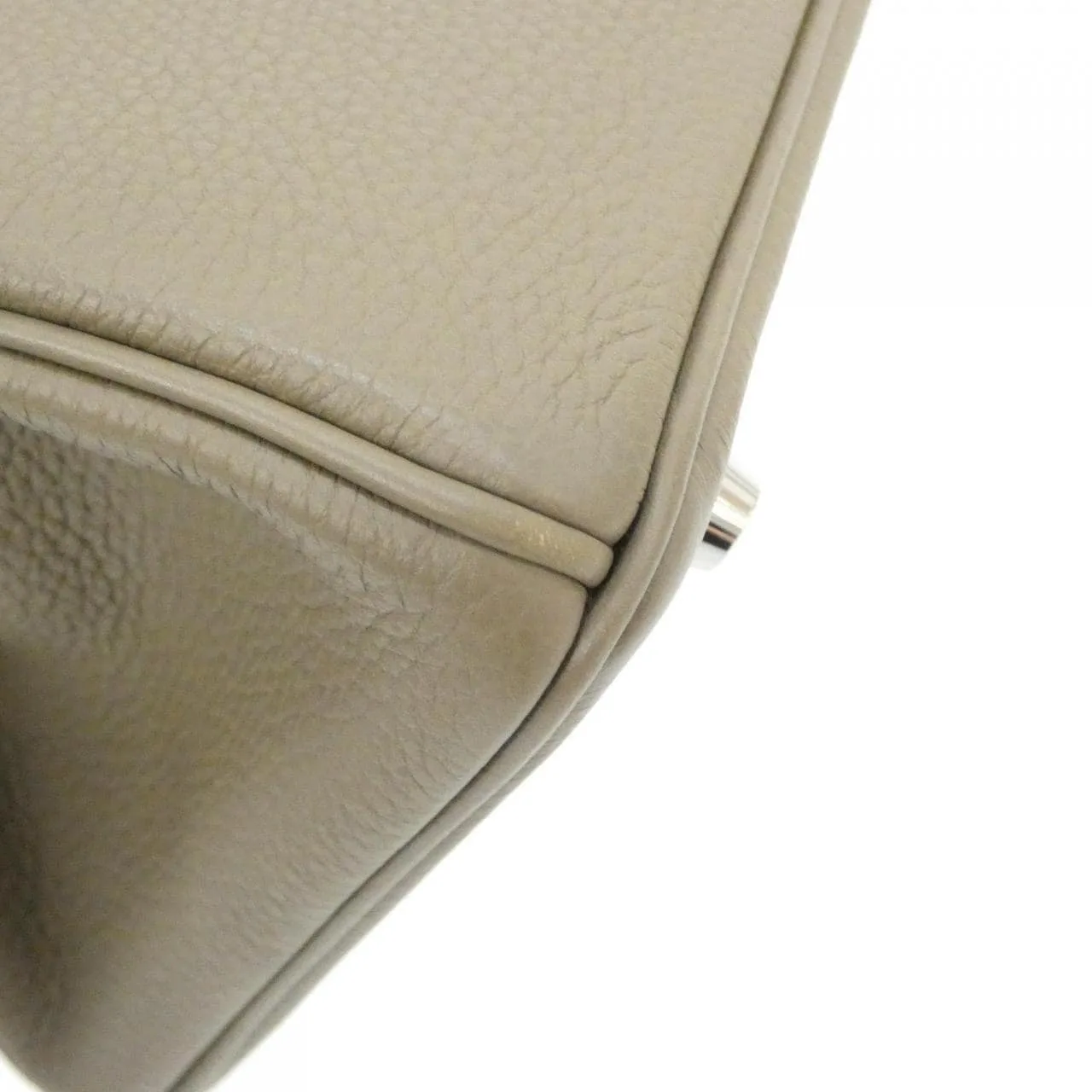 HERMES 041344CK Handbag Togo Etoupe Togo Leather - Thumbnail 4