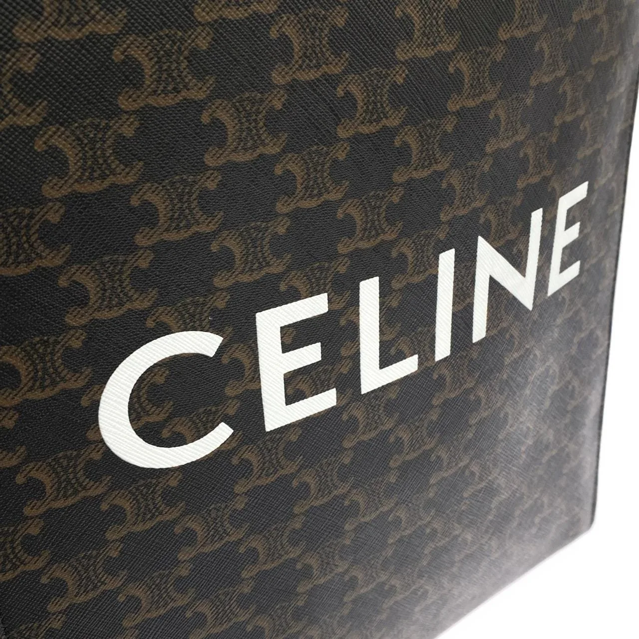 CELINE Cabas 191542BZK Handbag Canvas Black Canvas Rank A - Thumbnail 4