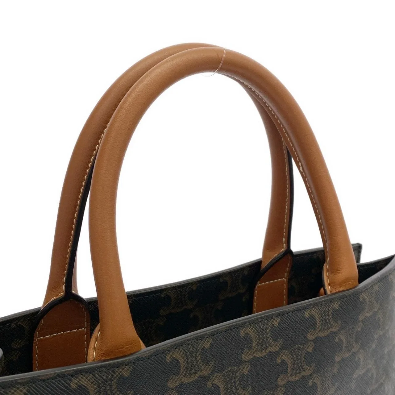 CELINE Cabas 191542BZK Handbag Canvas Black Canvas Rank A - Thumbnail 5