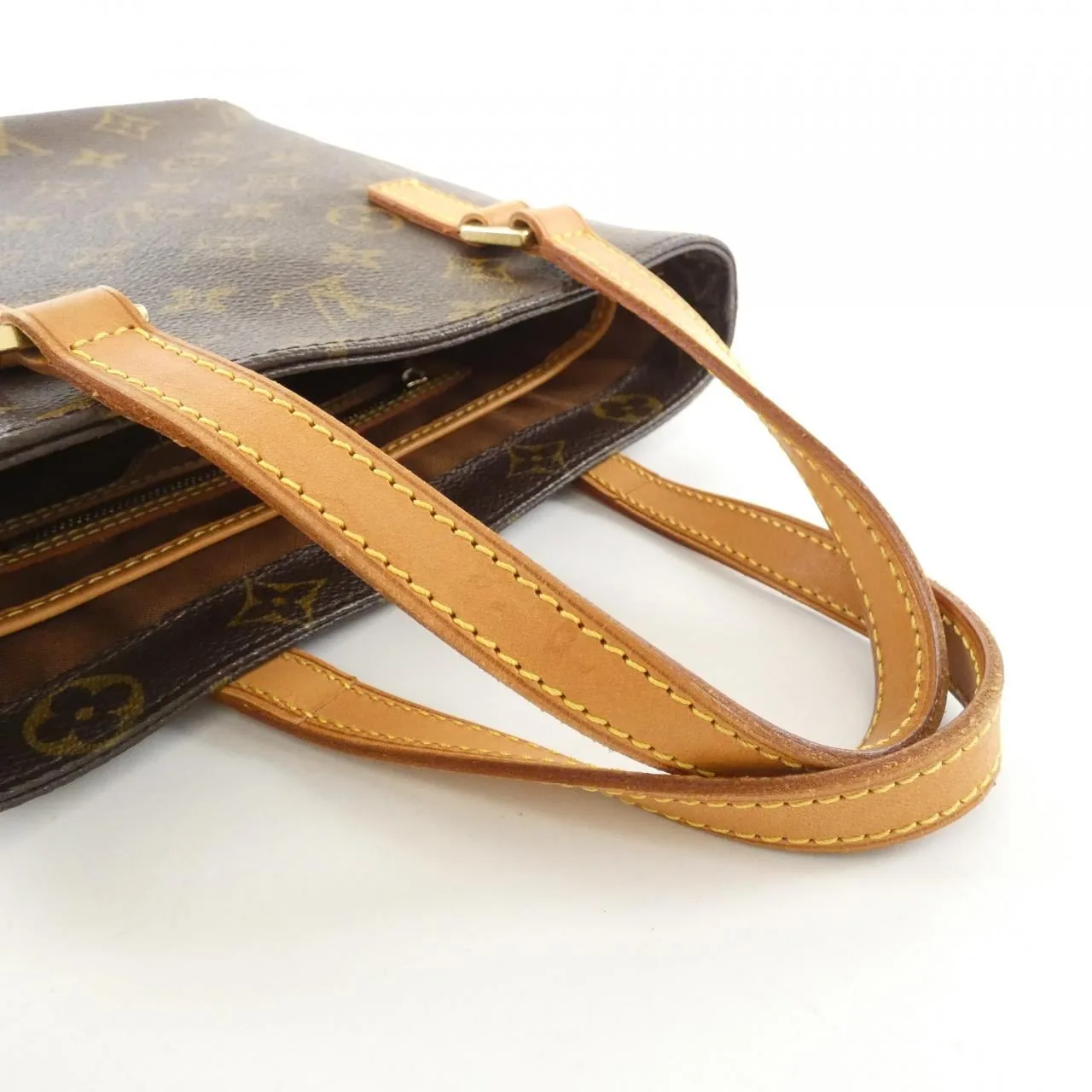 LOUIS VUITTON M51172 Handbag Monogram 黑色 Monogram 中古品B - 縮圖 3