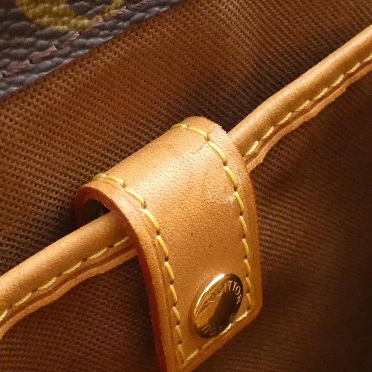 LOUIS VUITTON M51172 Handbag Monogram 黑色 Monogram 中古品B - 縮圖 6