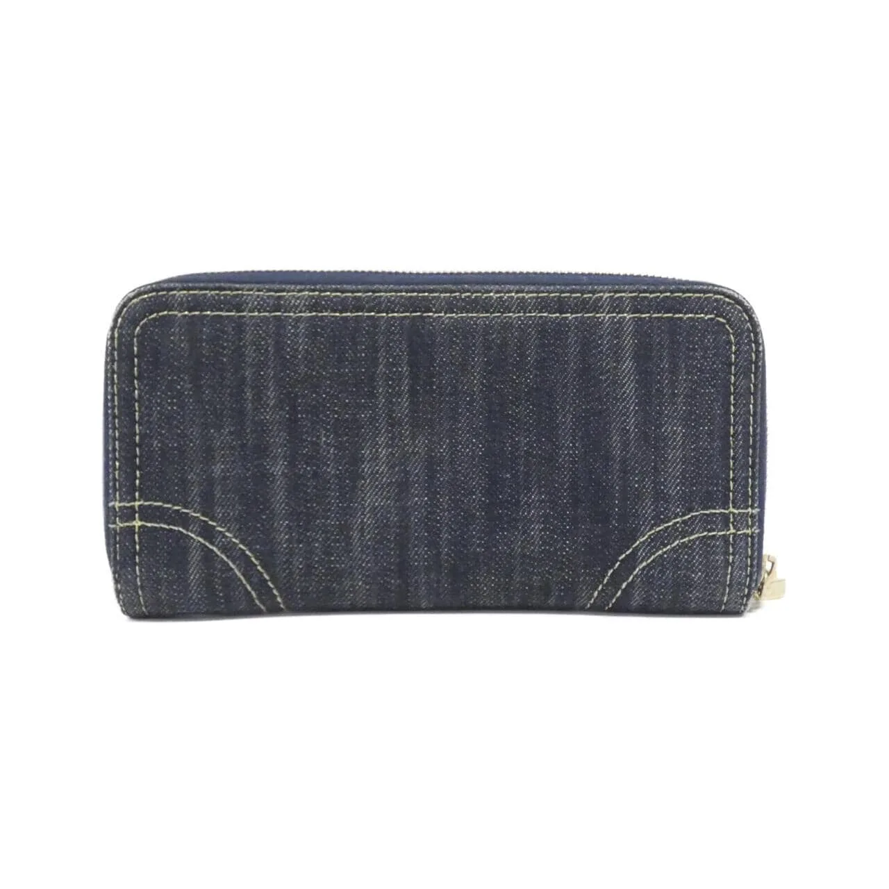 CHANEL 31990 Wallet Denim Blue Denim Rank B - Thumbnail 2