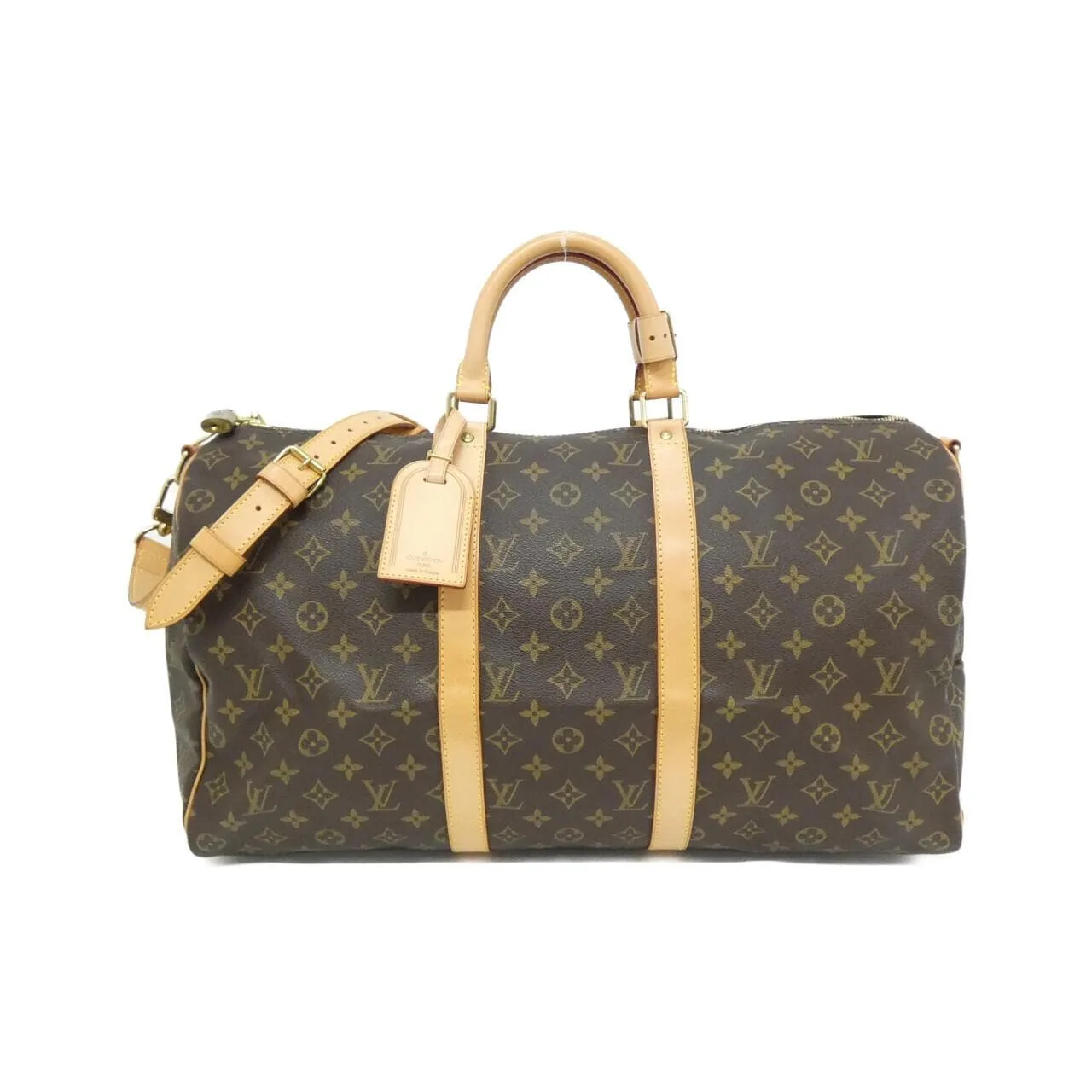 LOUIS VUITTON Keepall M41416 Boston Monogram Black