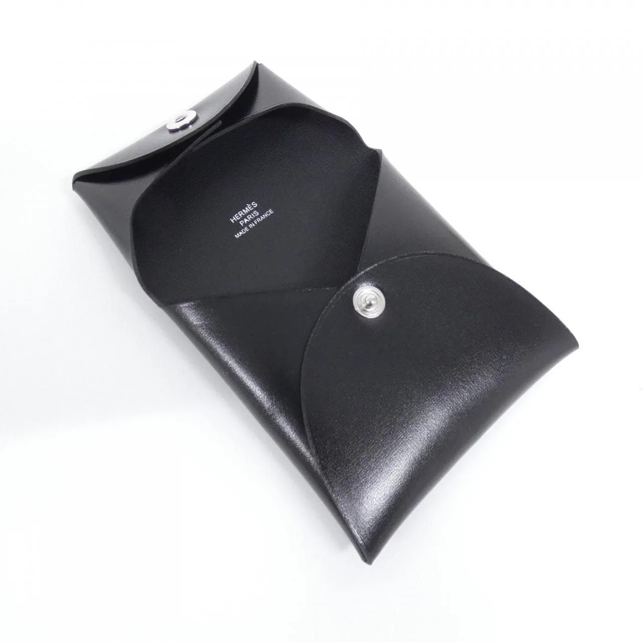 HERMES 078405CK Coin Case Box Calf 3