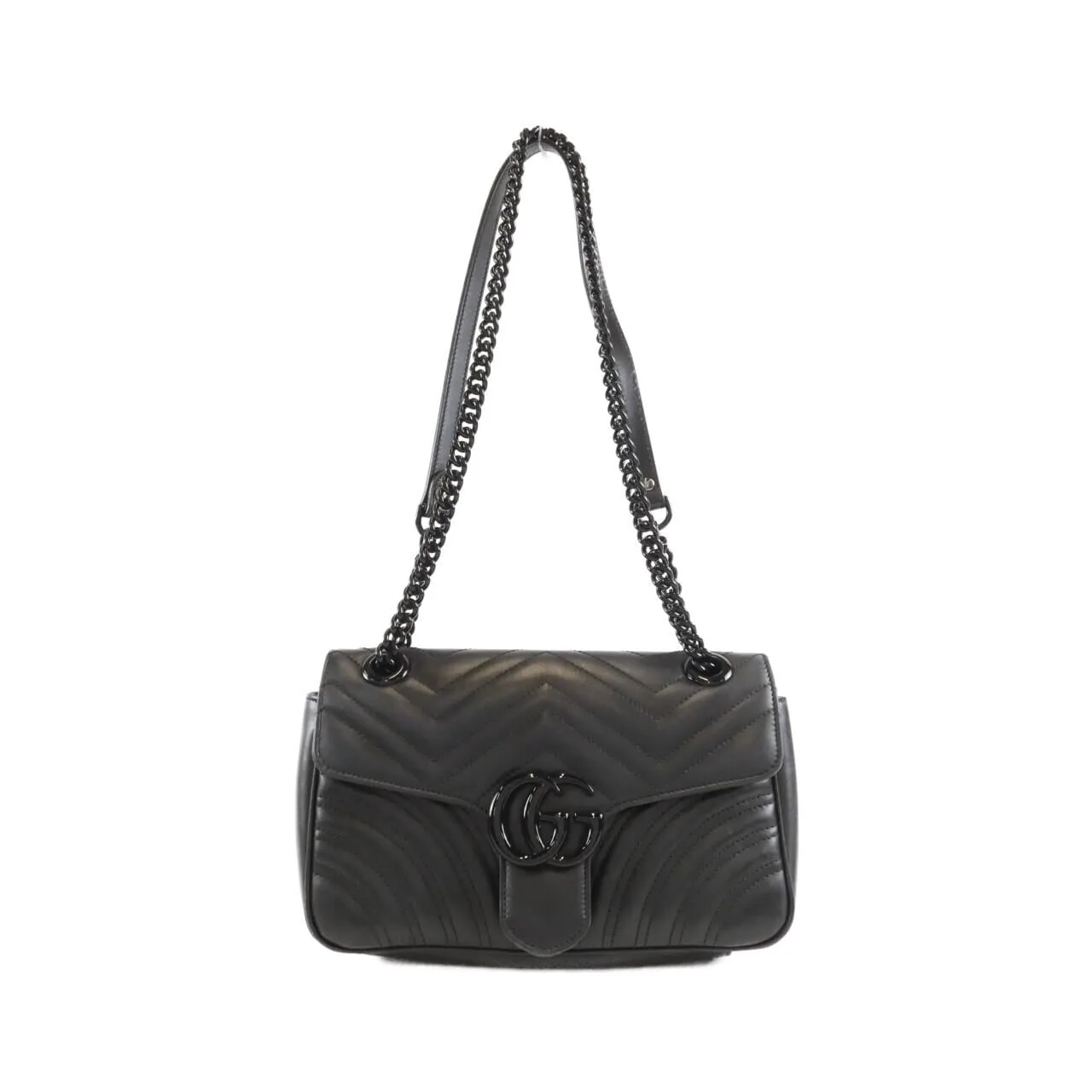 GUCCI GG Marmont 443497 DTDFV 肩背包 皮革 Black