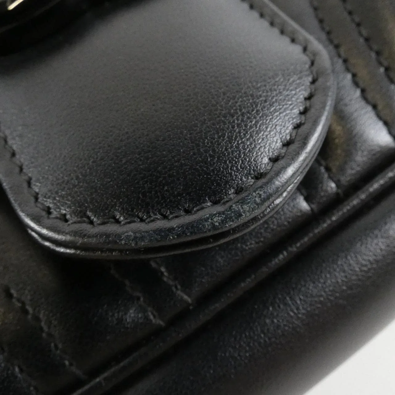 GUCCI GG Marmont 443497 DTDFV 肩背包 皮革 黑色 皮革 中古品B - 縮圖 5