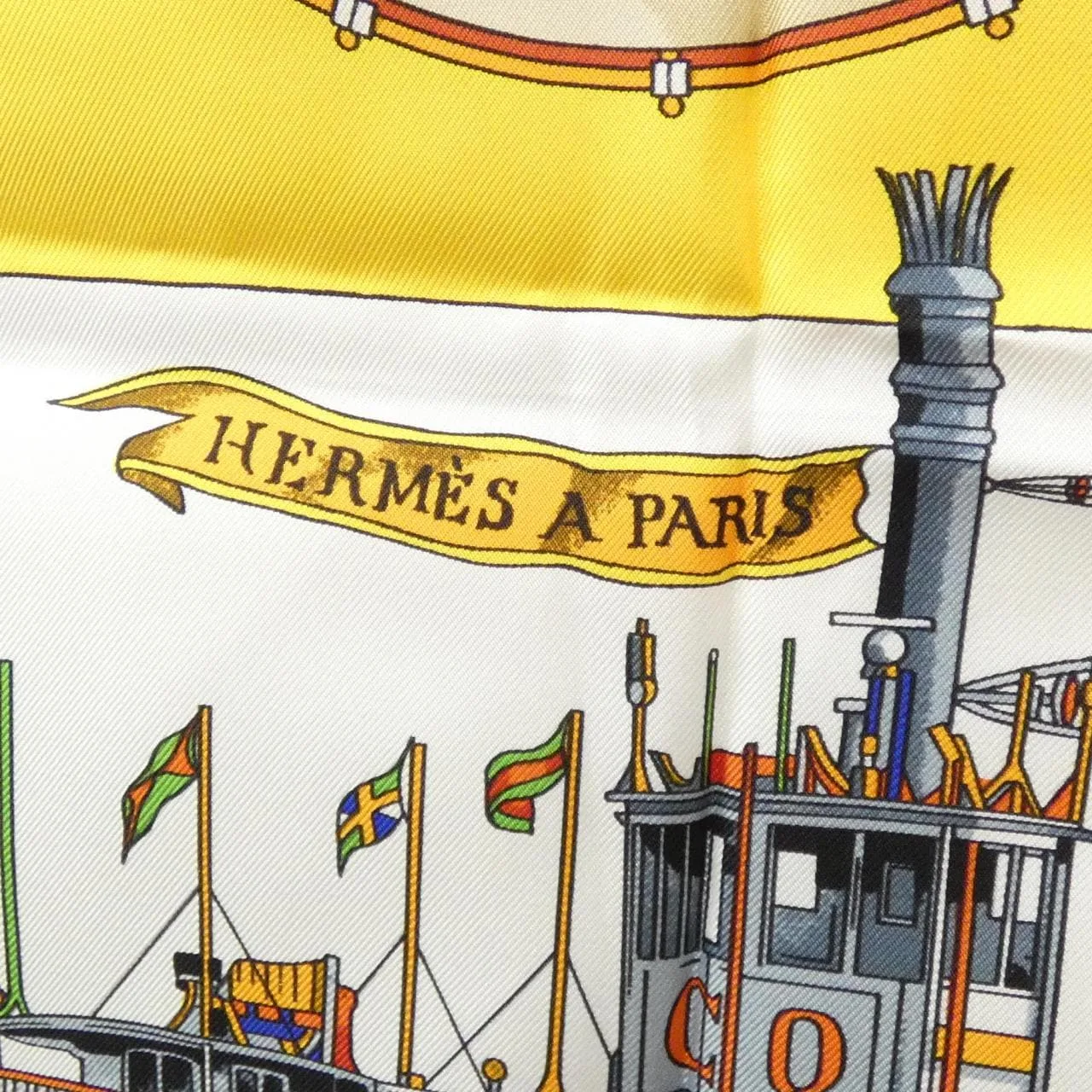 HERMES Scarf Rouge Rank A - Thumbnail 2