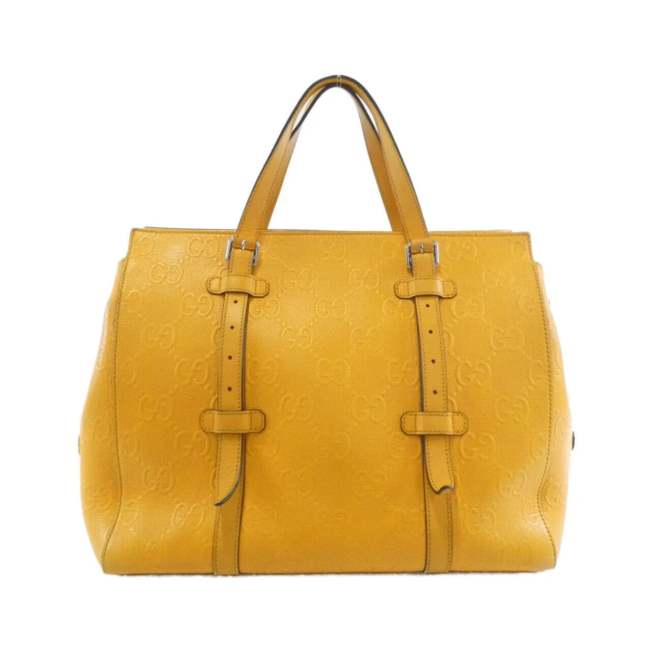 GUCCI Horsebit 1955 625774 Handbag Leather Yellow