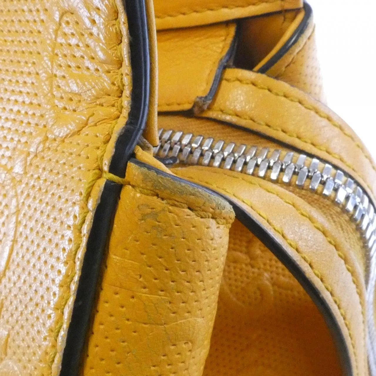 GUCCI Horsebit 1955 625774 Handbag Leather Yellow Leather Rank B - Thumbnail 4