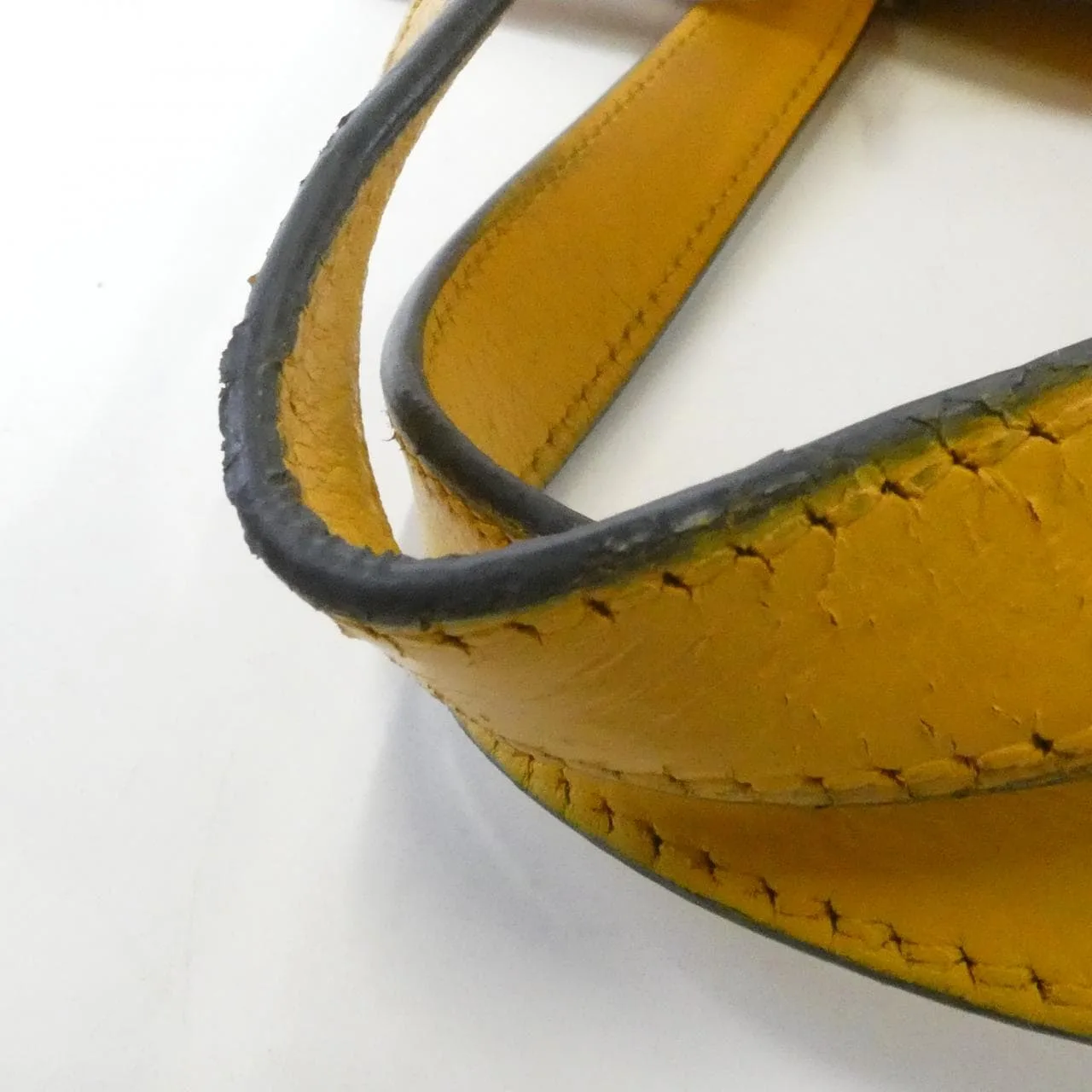 GUCCI Horsebit 1955 625774 Handbag Leather Yellow Leather Rank B - Thumbnail 7