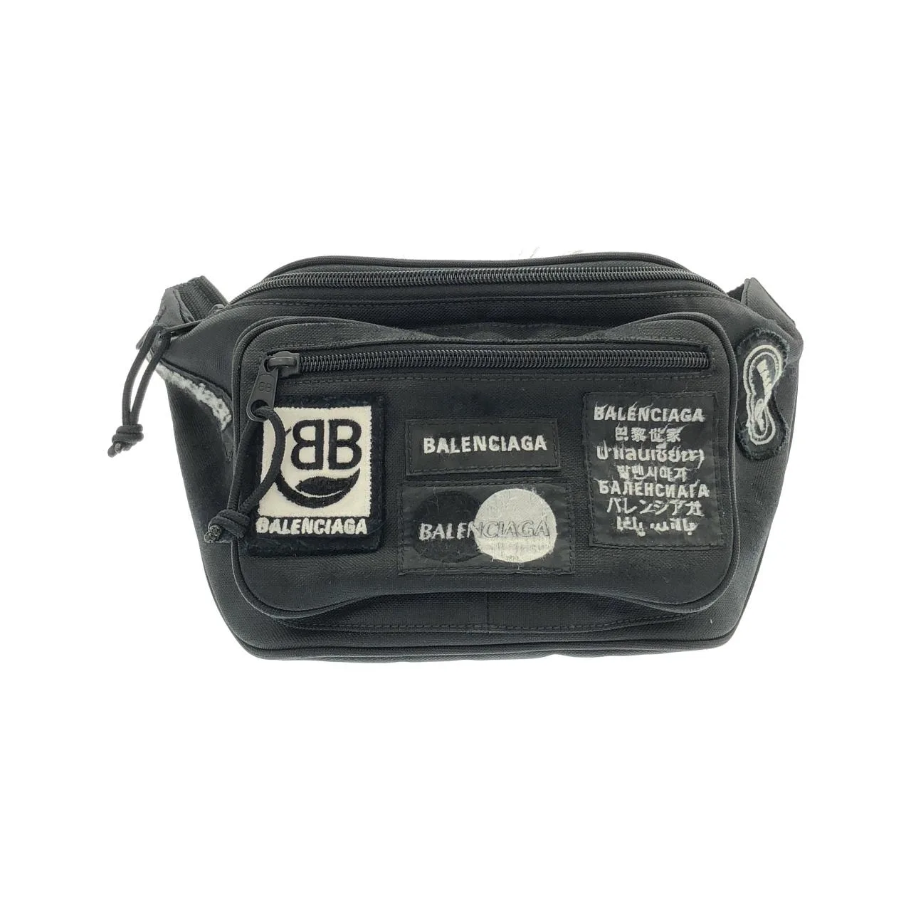 BALENCIAGA 482389 Shoulder Canvas Black