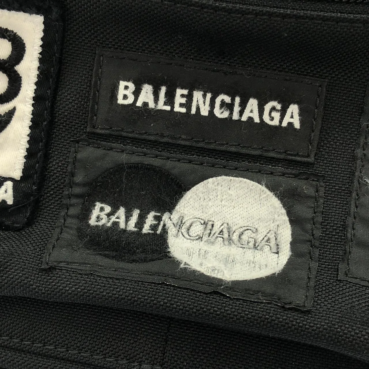 BALENCIAGA 482389 Shoulder Canvas Black Canvas Rank A - Thumbnail 4