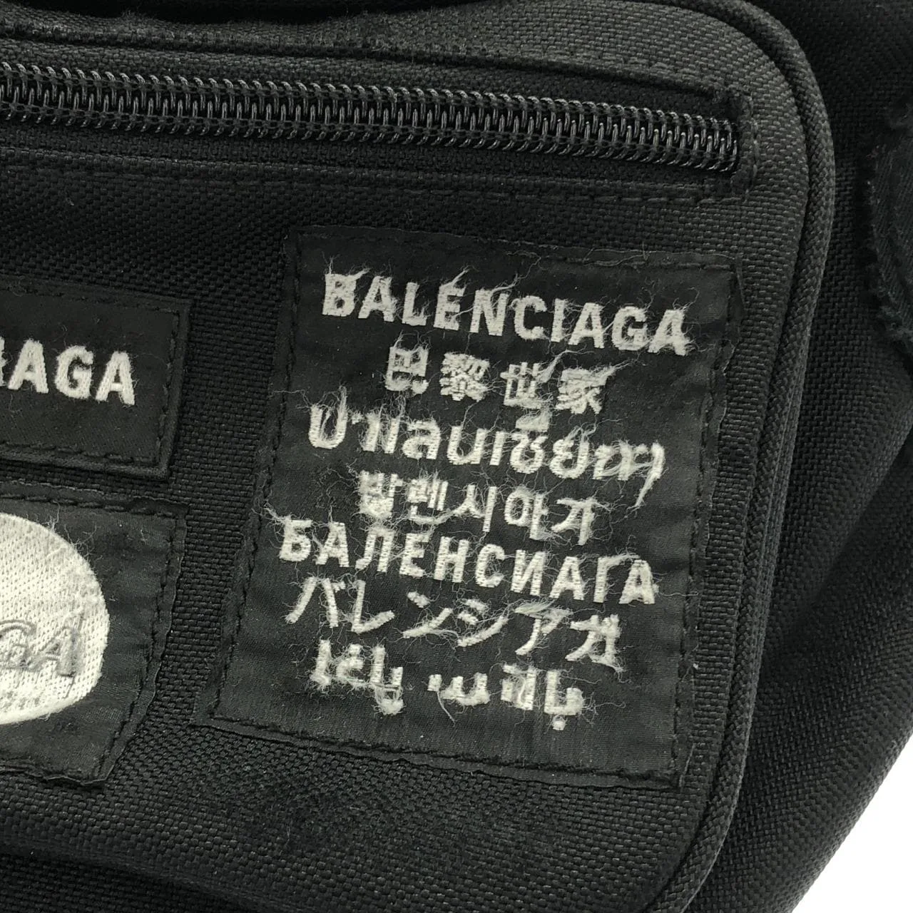 BALENCIAGA 482389 Shoulder Canvas Black Canvas Rank A - Thumbnail 5