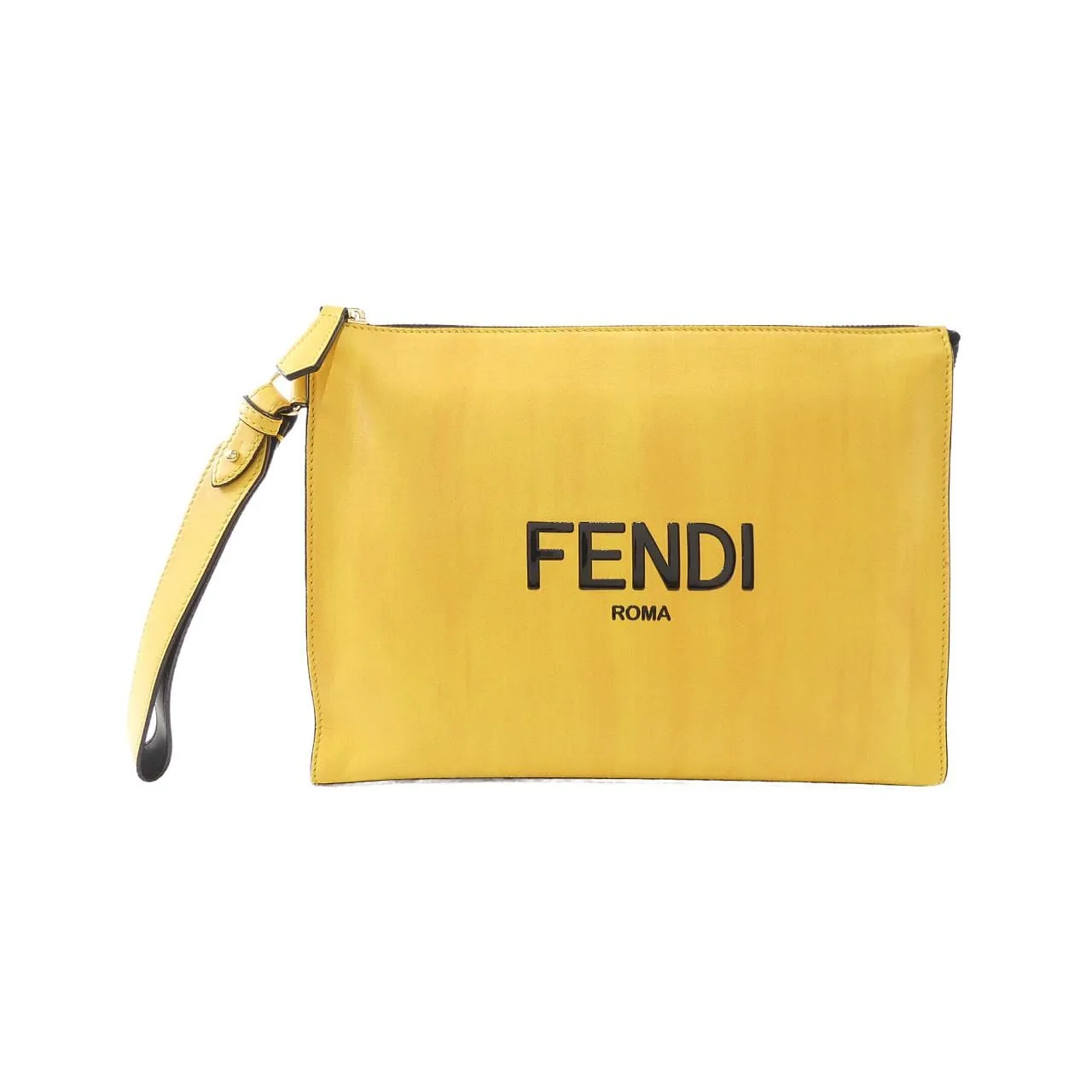 FENDI Baguette 7VA491 ADP6 Clutchbag Leather Black