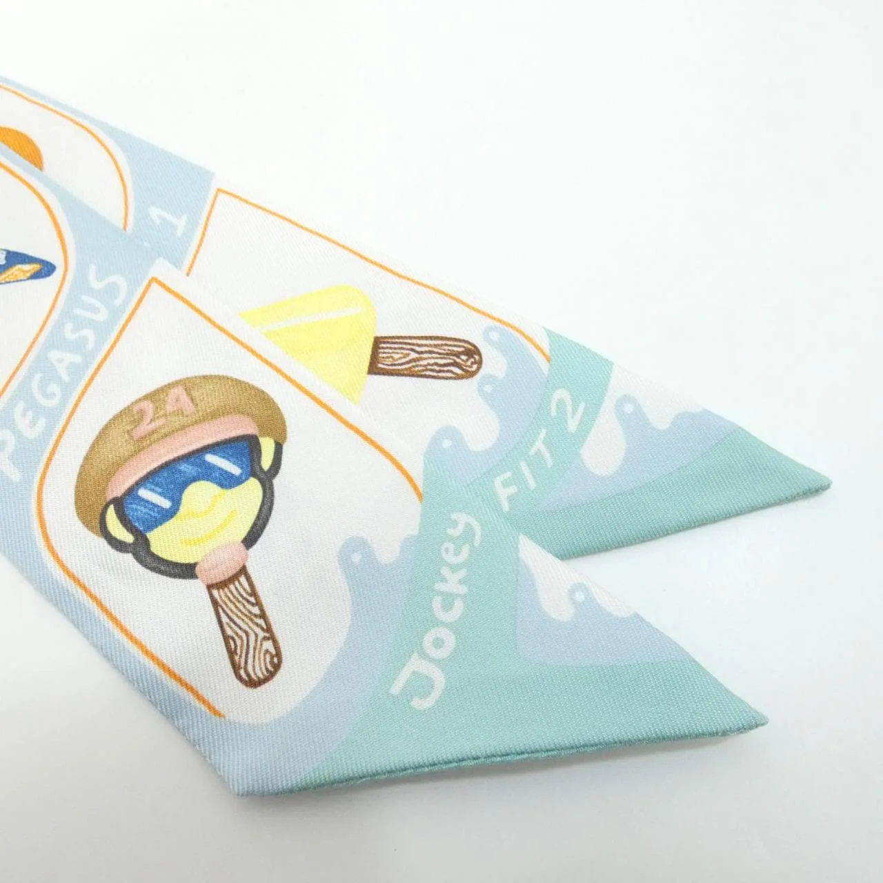 HERMES 064109S Scarf Orange Rank A - Thumbnail 2