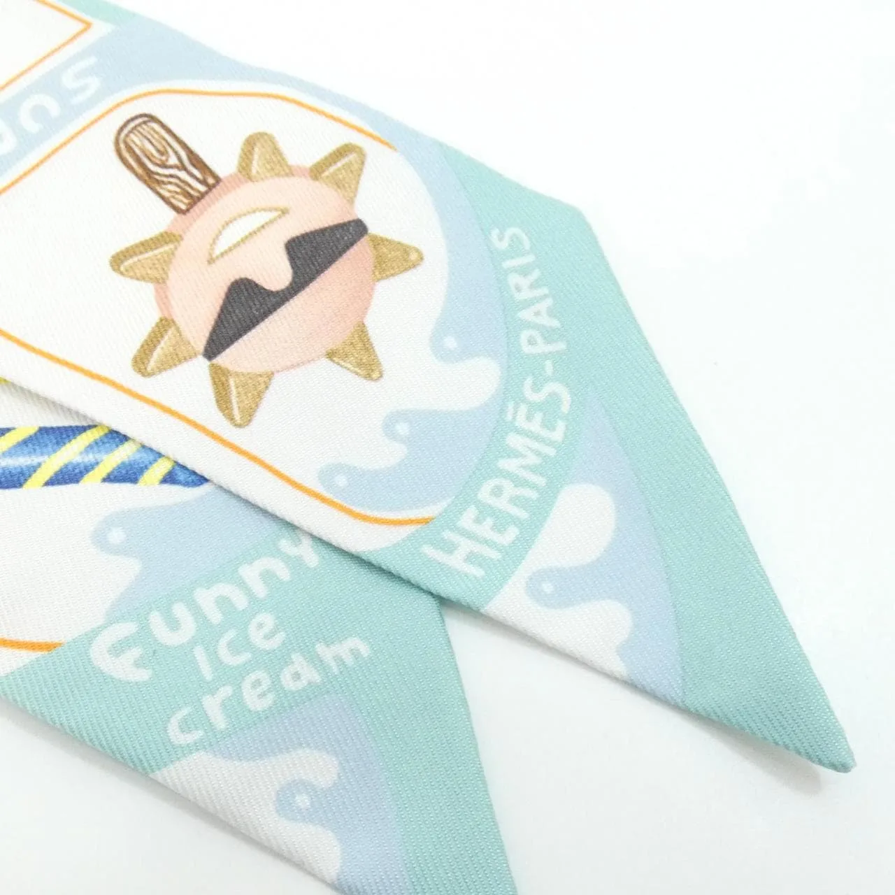 HERMES 064109S Scarf Orange Rank A - Thumbnail 3