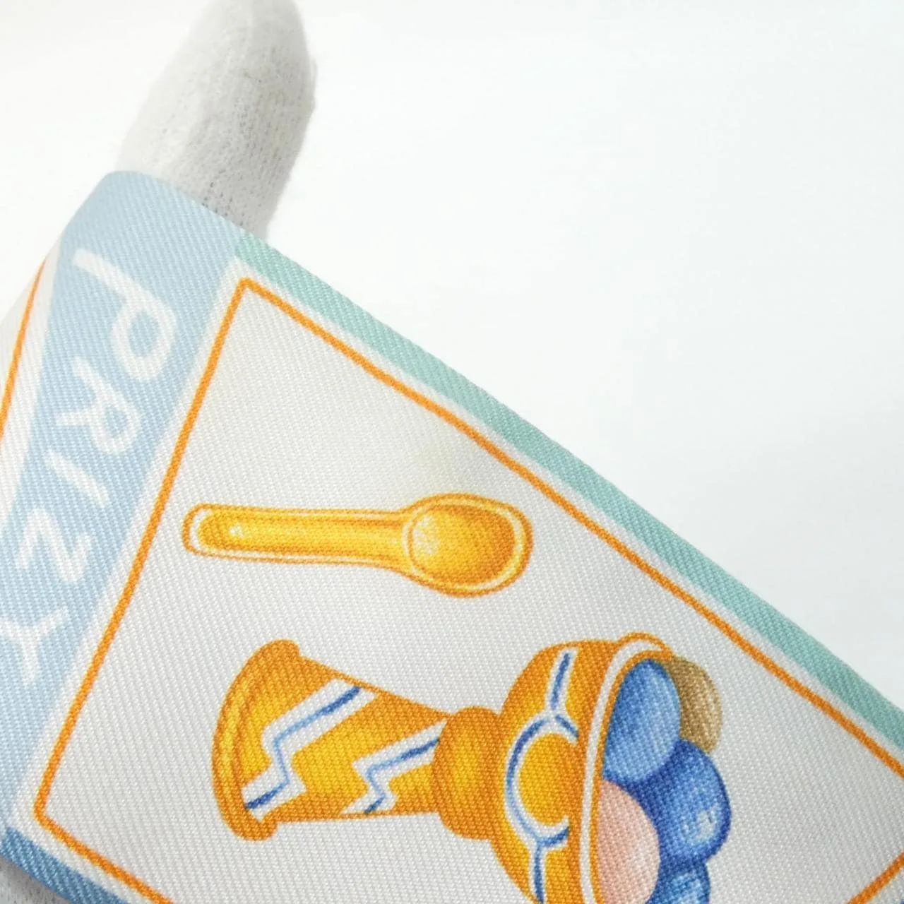 HERMES 064109S Scarf Orange Rank A - Thumbnail 5