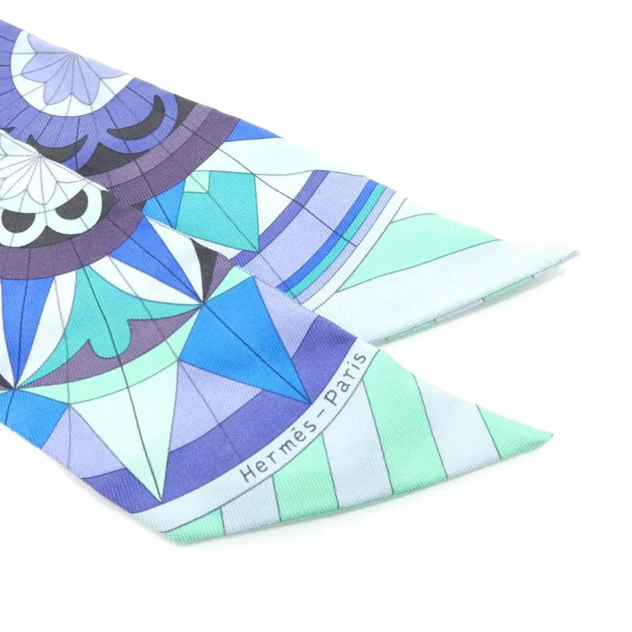 HERMES 062969S Scarf Blue Rank A - Thumbnail 2