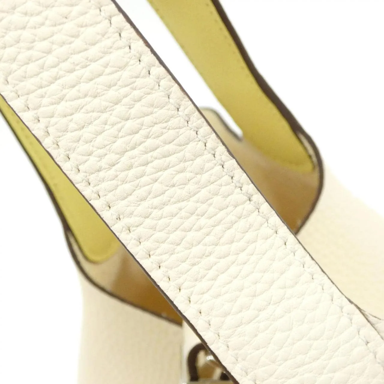 HERMES 069561CK Handbag Clemence Black Clemence Leather - Thumbnail 6