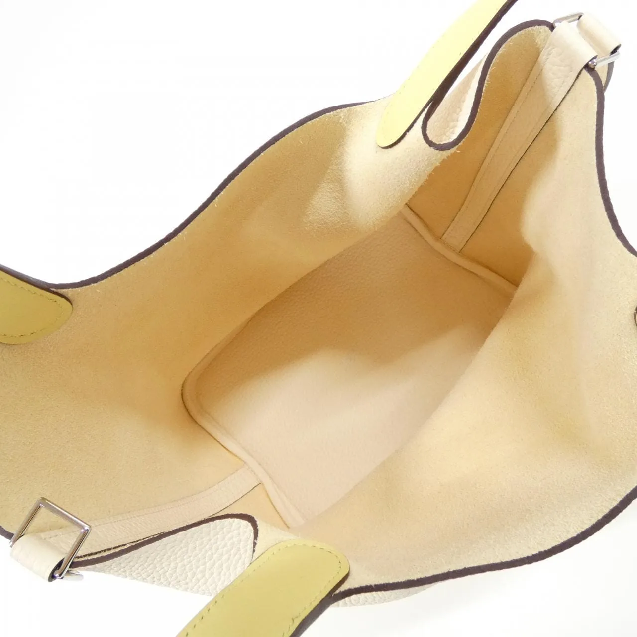 HERMES 069561CK Handbag Clemence Black Clemence Leather - Thumbnail 7