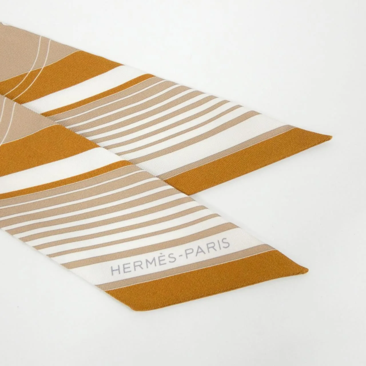 HERMES 063791S Scarf White Rank A - Thumbnail 2