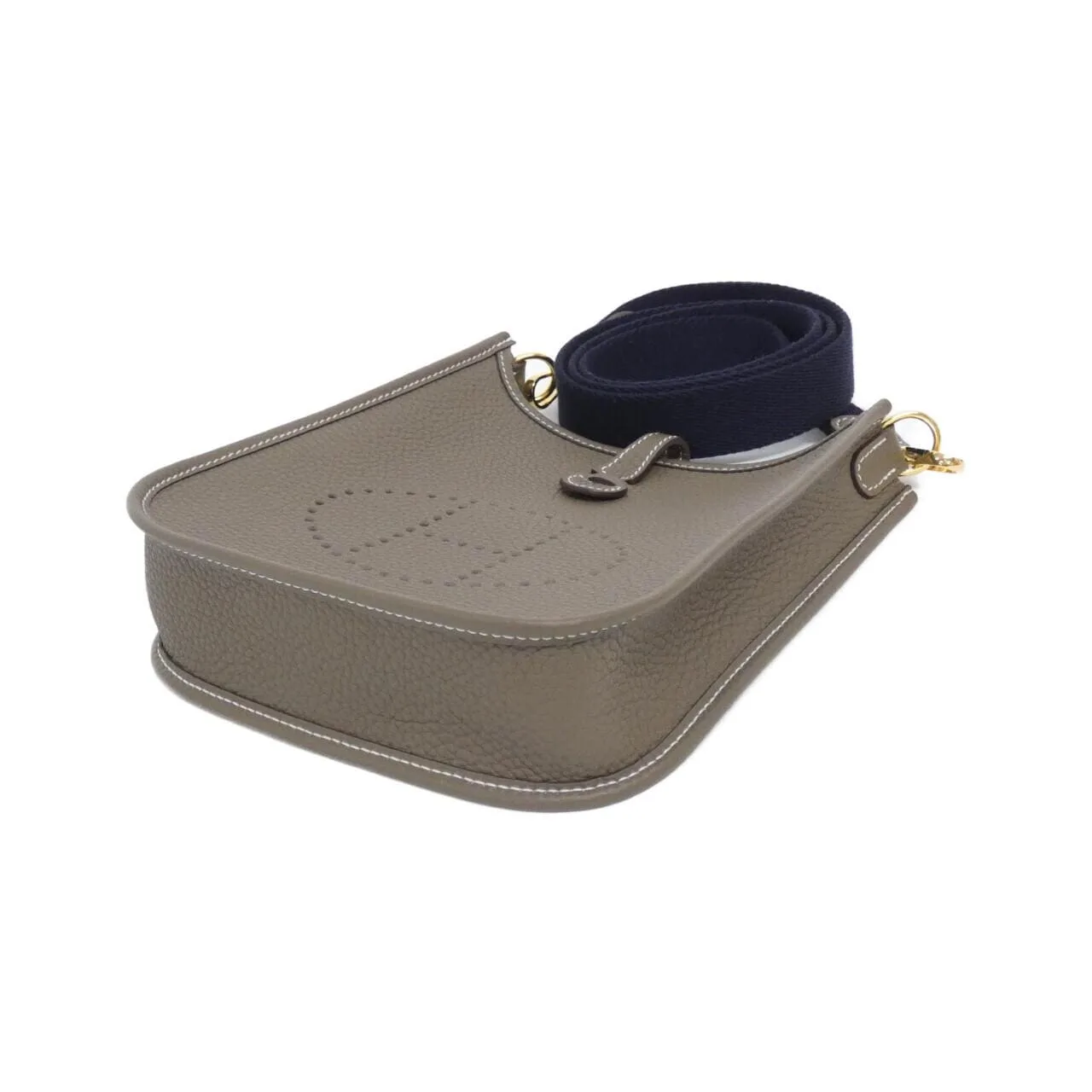 HERMES 069426CC Shoulder Clemence Etoupe Clemence Leather - Thumbnail 3