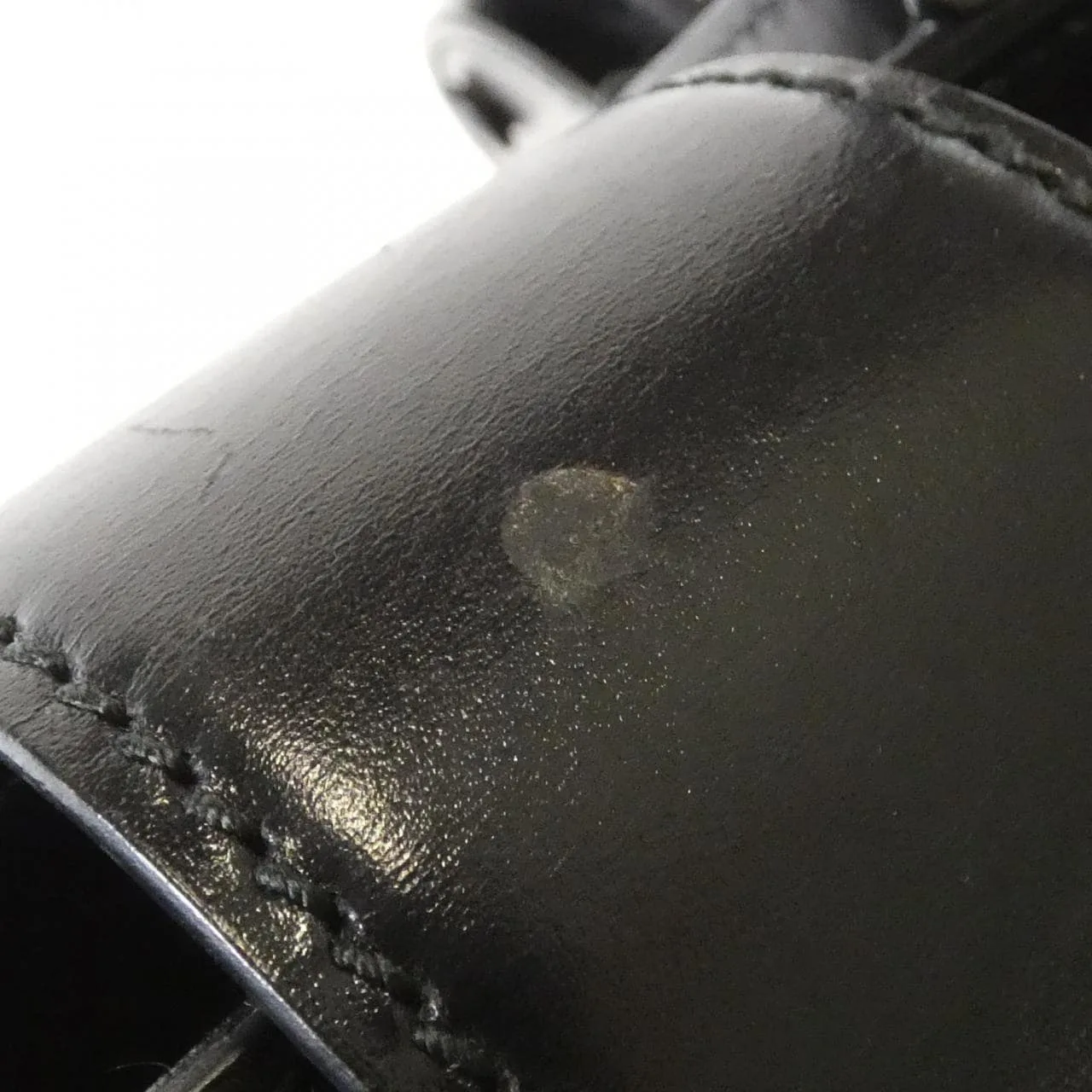 GUCCI Bamboo Shopper 323652 CK0DT 手提包 皮革 黑色 皮革 中古品A - 縮圖 4