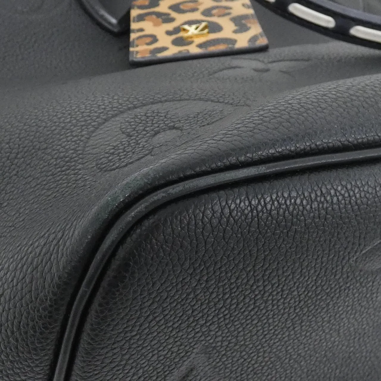 LOUIS VUITTON Neverfull M45856 Tote Monogram Black Monogram - Thumbnail 2