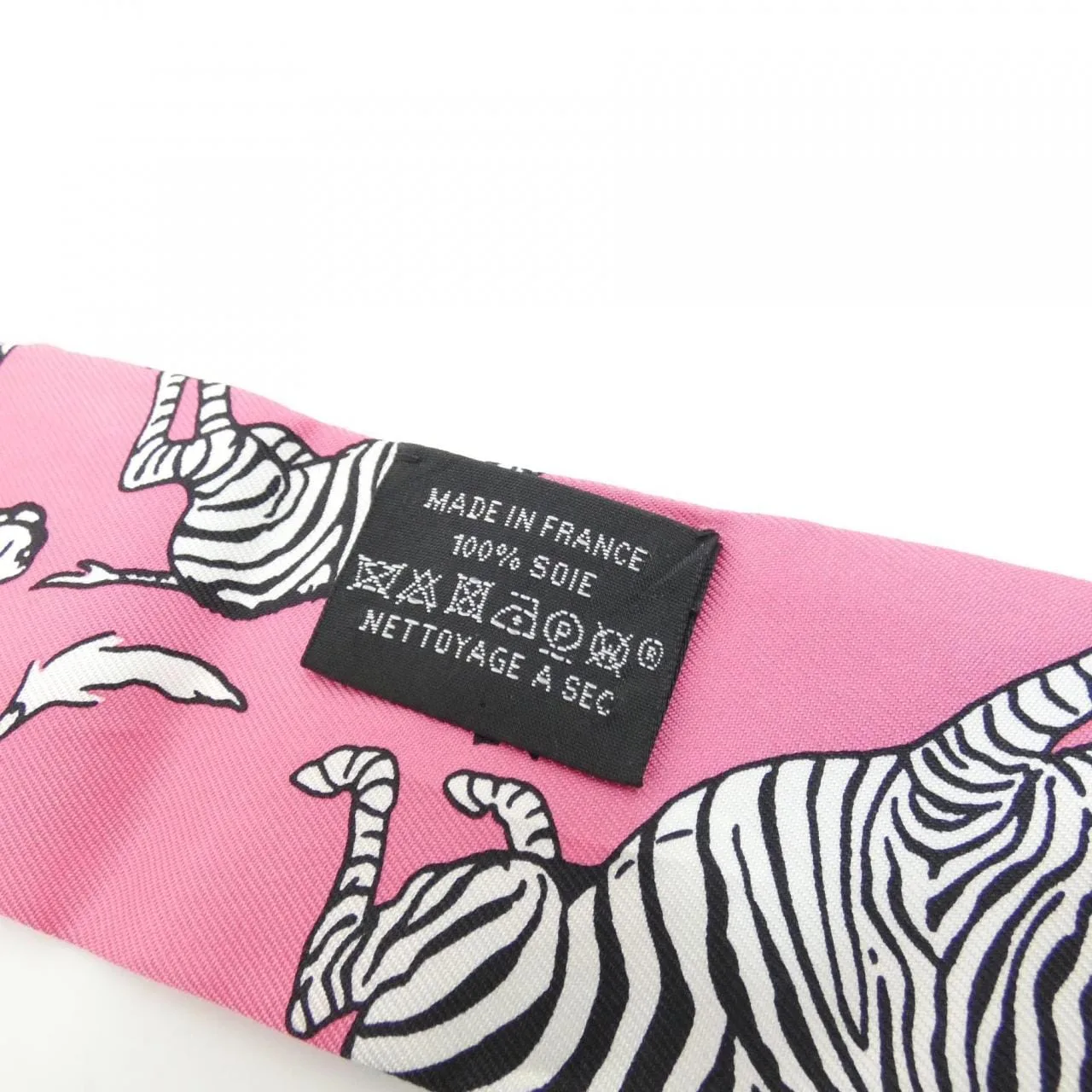 HERMES 063265S Scarf Black Rank A - Thumbnail 5