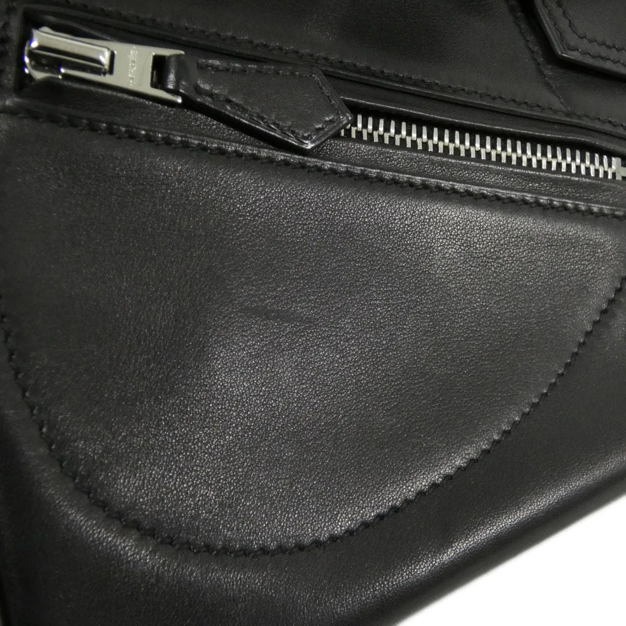 HERMES Birkin 084256CK Handbag Black Rank A - Thumbnail 6