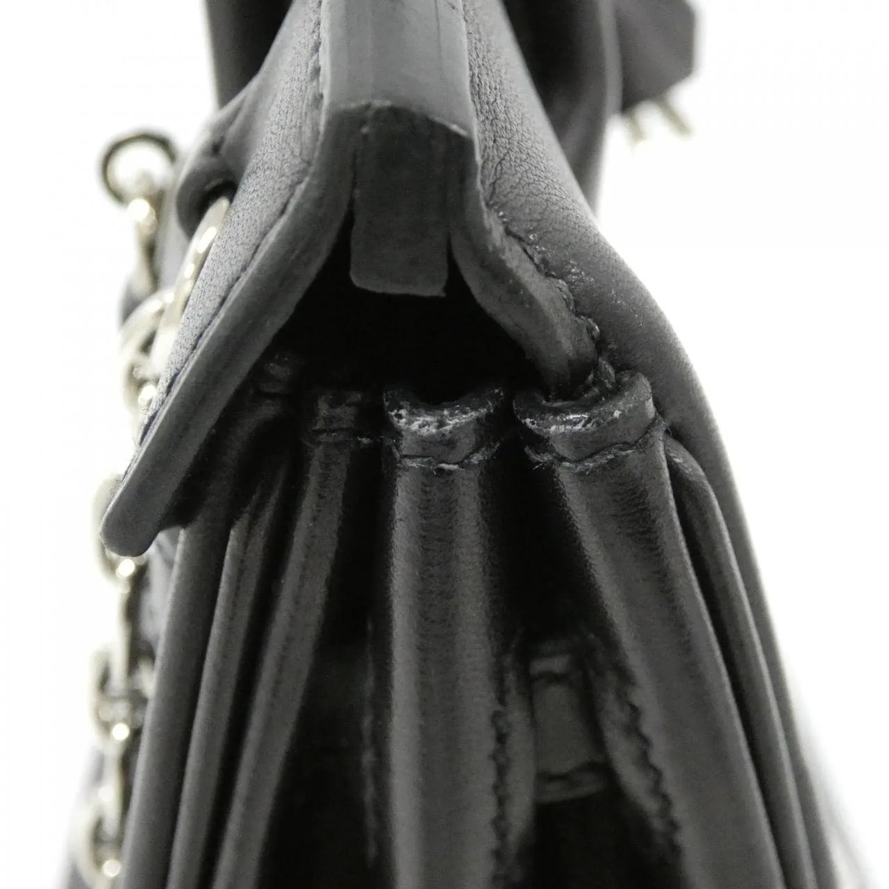 HERMES Birkin 084256CK Handbag Black Rank A - Thumbnail 7