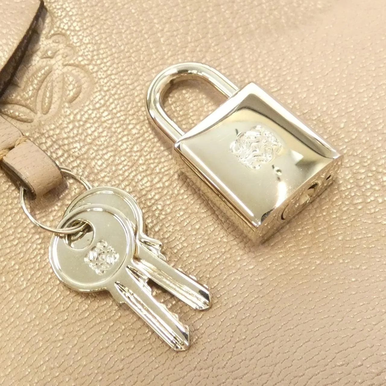 LOEWE Amazona 352 35 A03 Handbag Black Rank B - Thumbnail 4