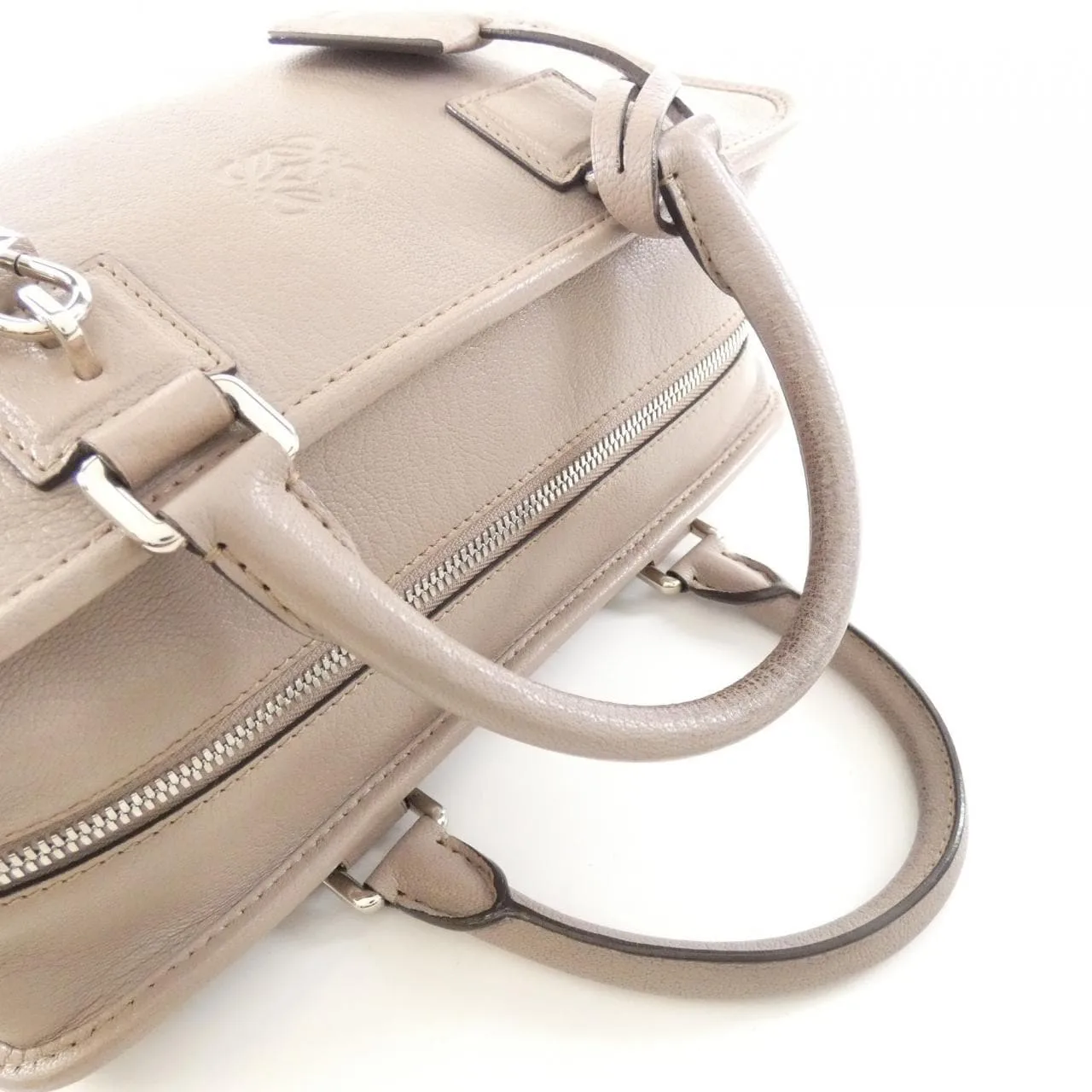 LOEWE Amazona 352 35 A03 Handbag Black Rank B - Thumbnail 5