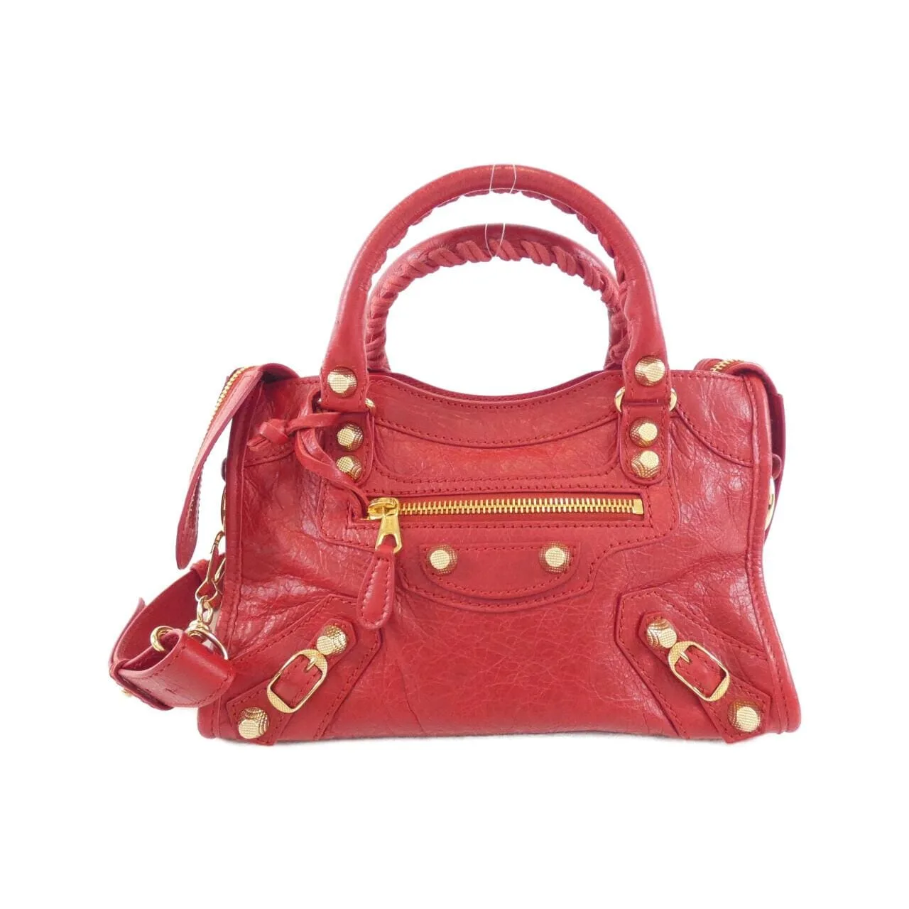 BALENCIAGA Le City 309544 D94JG Handbag Lambskin Black