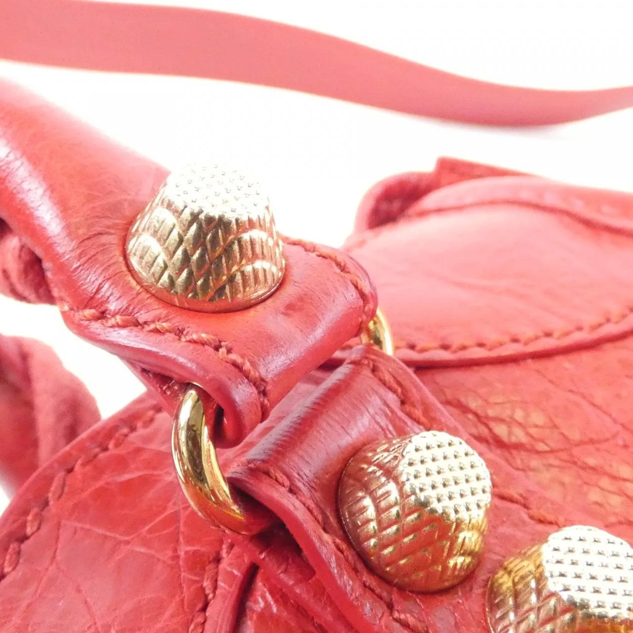 BALENCIAGA Le City 309544 D94JG Handbag Lambskin 黑色 羊皮 中古品A - 縮圖 4