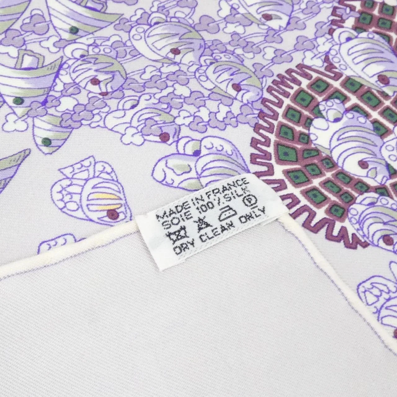 HERMES Scarf Black Rank A - Thumbnail 4