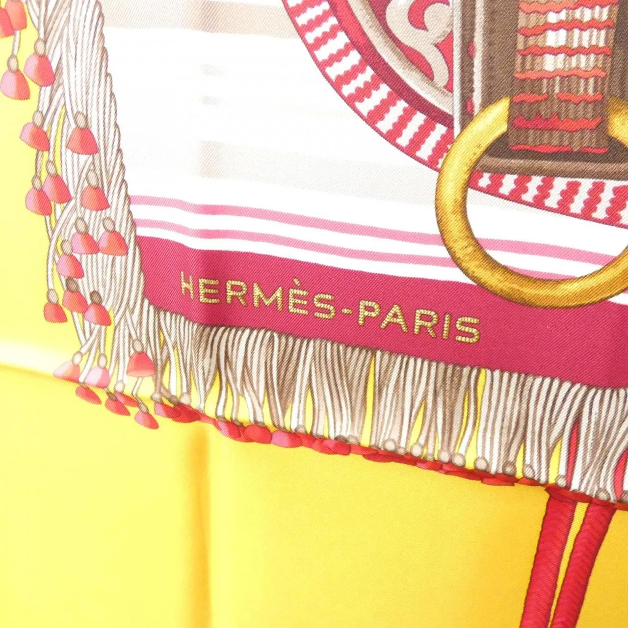 HERMES Scarf Rouge Rank A - Thumbnail 2