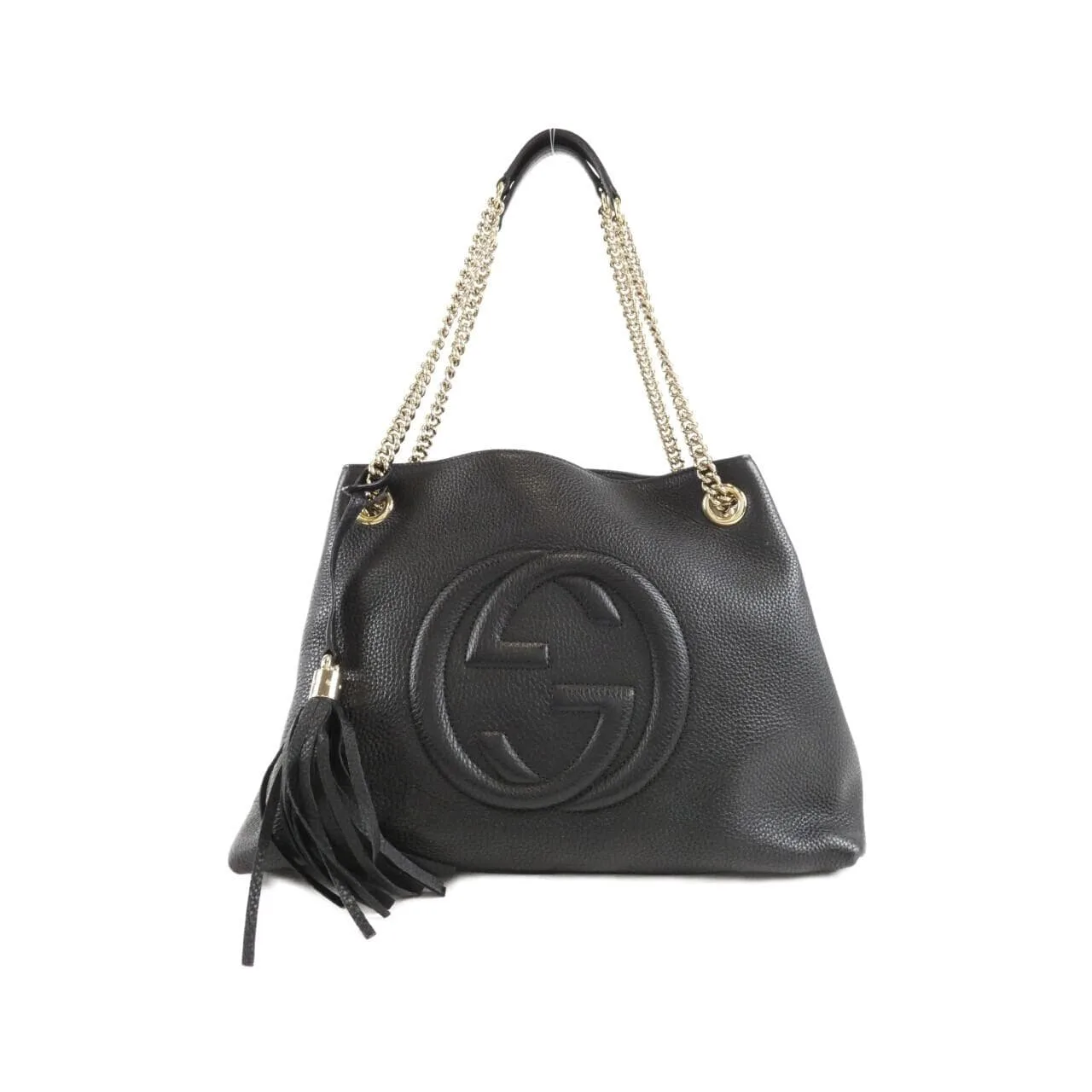GUCCI 308982 A7M0G 肩背包 皮革 Black