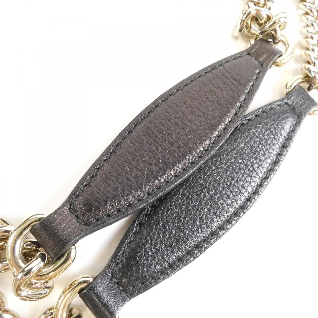 GUCCI 308982 A7M0G 肩背包 皮革 黑色 皮革 中古品B - 縮圖 7